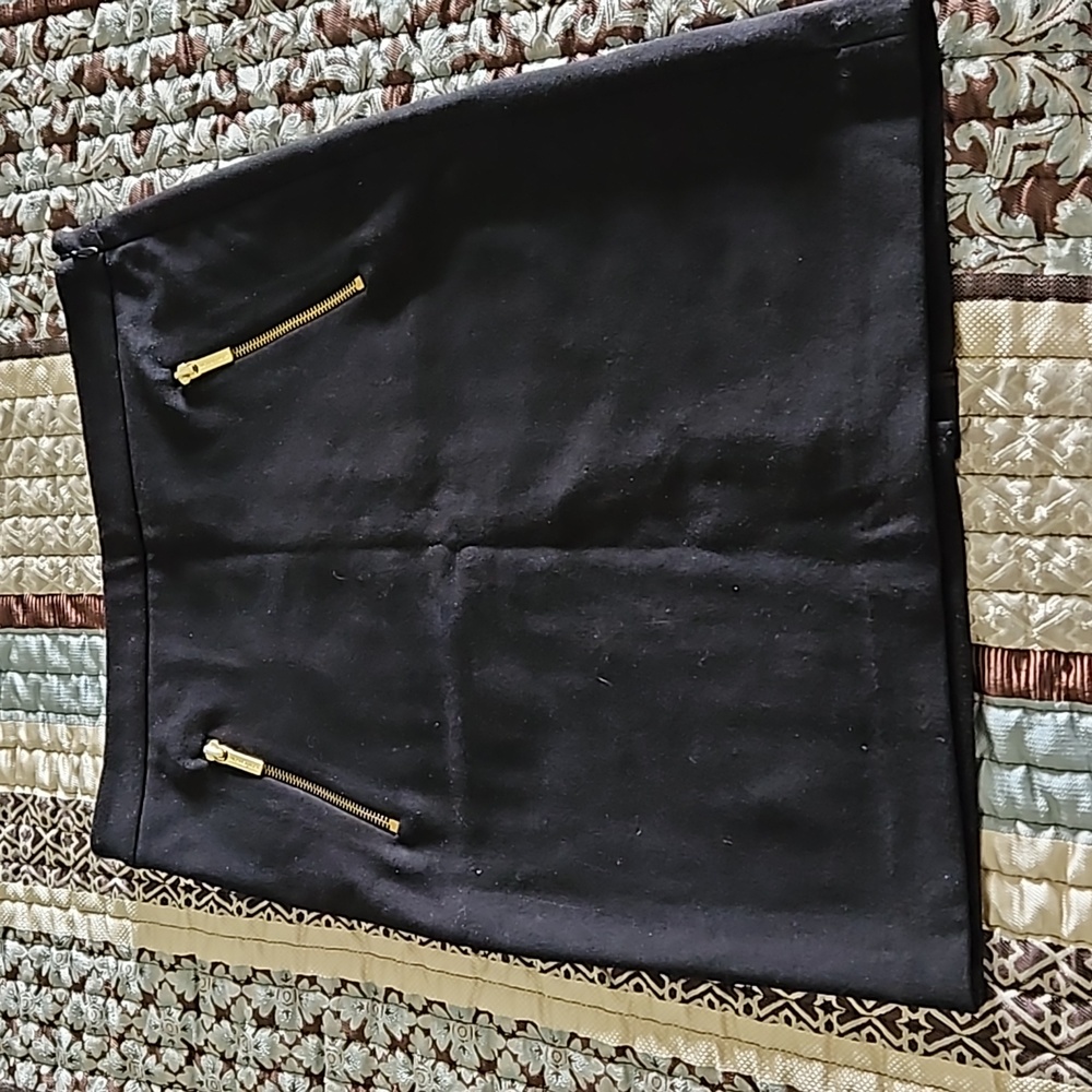 Michael Kors black knit skirt size 2
